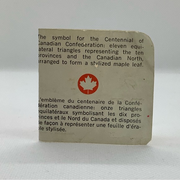 Vintage Canada 1967 Centennial of Canadian Confederation Lapel Pin - Picture 2 of 3